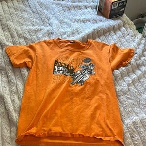 Harley-Davidson Bold Orange Tee with Graphic